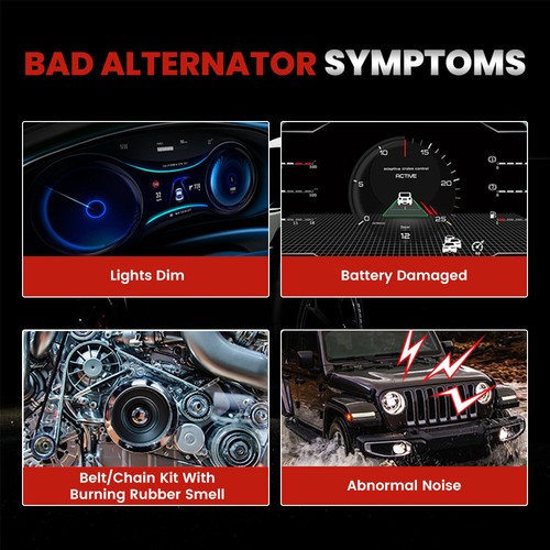 Alternator for Honda Civic 1.8L 2006 2007 2008 2009 2010 2011 - Picture 2 of 9