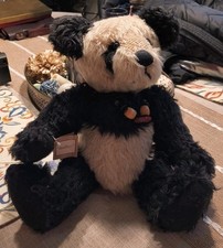 Vtg Artist Pamela Wooley Geoffrey Panda Bear Ashton Drake Panda Pals Ltd Number