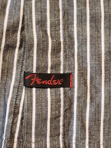 Fender Custom Shop Shirt XL Long Sleeve Guitars Music Casual Dress Winter - Picture 6 of 13