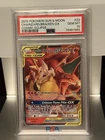 2019 POKEMON SUN & MOON COSMIC ECLIPSE #22 CHARIZARD & BRAIXEN GX PSA 10