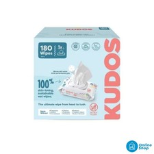 Kudos Skin - Loving Baby Wipes, 99 Water, Plastic - Free  Unscented