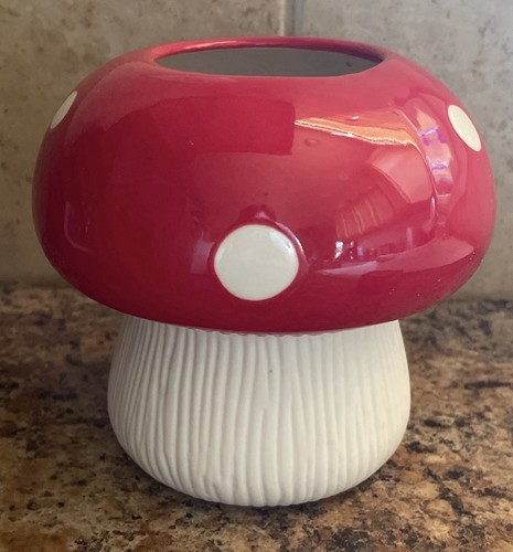 Mushroom Pencil Or Pen Holder for Desk Cute  Decoration Accessories Ceramic - Picture 2 of 6