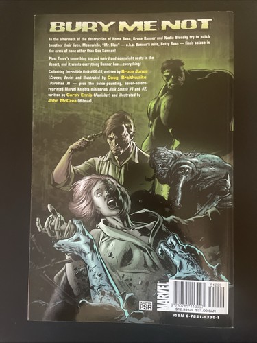 Marvel INCREDIBLE HULK Volumen 7 Dead Like Me TPB Libro de bolsillo Bruce Jones - Imagen 4 de 6