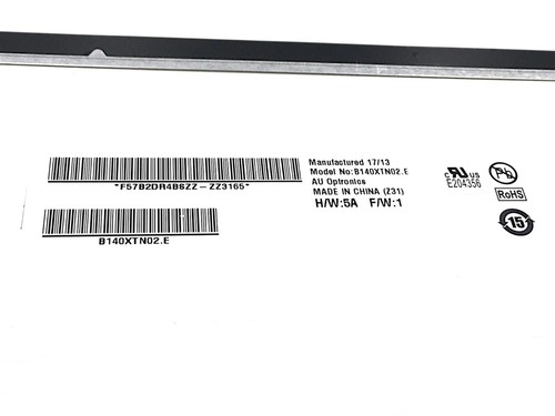 AU Optronics 14.0" LED LCD Displey Screen 1366x768 WXGA 30pin Matte B140XTN02.E - Picture 11 of 11