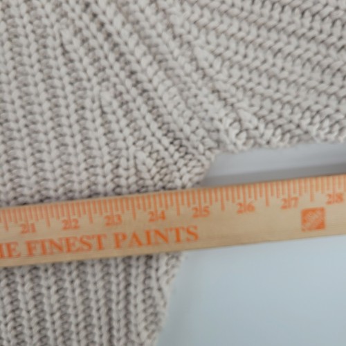 Brochu Walker Beckett Pullover Sweater Womens Small Beige Merino Wool Cashmere - Picture 5 of 6