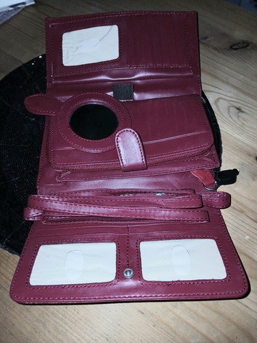 Travelon Handtasche Portemane mit Spiegel, kleine Lampe... NEU