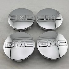 SET OF 4 GMC YUKON SIERRA CENTER CAPS COVERS 2014-2019 3.25" 20942032 20941995