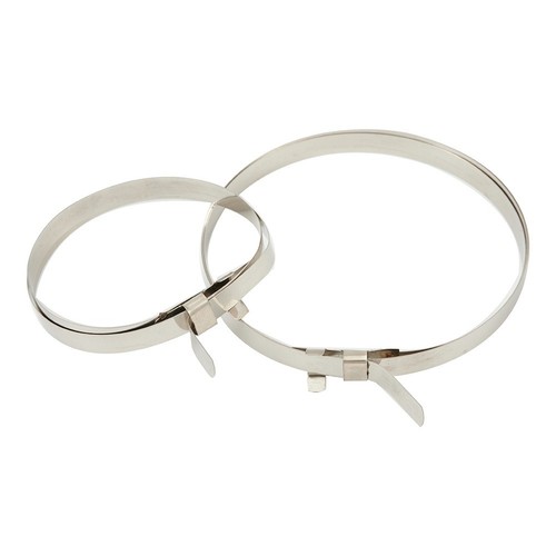 1 Set CV&Tie Rod Boot Clamp 10x7mm,19x10mm Stainless Steel Crimp Clamps - Picture 11 of 17