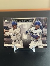 Mookie Betts / Jackie Robinson 2023 Topps Update Time Spanning Tandems #TS-9