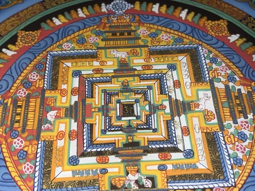Hand painted Original Tibetan mandala Chakra painting Yoga Thangka Buddha Art 03 - Picture 3 of 7