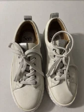 SOFFT Faro Stretch  Comfort Walking Shoes Sneakers Size 7M Leather White