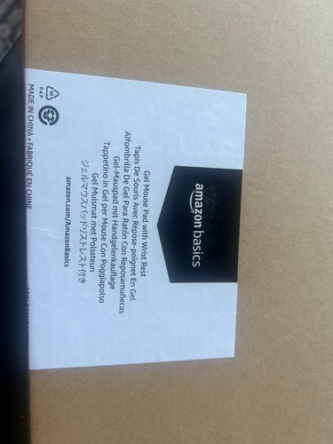 Amazon Basics Mauspad Gel Mauspad Handballenauflage zur Schmerzlinderung 10" × 8" - Bild 5 von 5