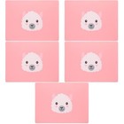 5pcs kids placemat Schöne Esstisch Platz Matte Silikon Place Matte Graffiti