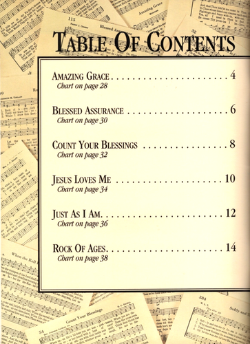 America's Best Loved Hymns in Cross Stitch Pattern Leaflet Leisure Arts 2744 - Bild 2 von 4