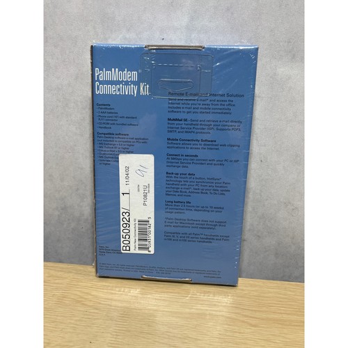 KIT DE CONNECTIVITÉ PALM PALMMODEM MODEM COMMUTÉ PALMOS AUTHENTIQUE ORIGINAL Neuf - Photo 2 sur 5