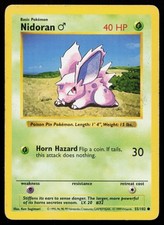 Nidoran M 55/102 Common Base Set (Shadowless) Pokémon Card