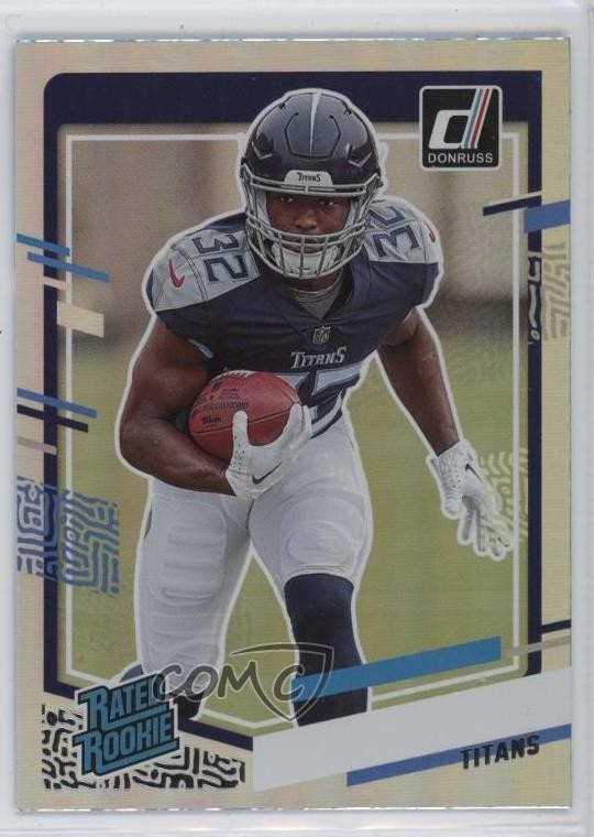 2023 Panini Donruss Rated Rookie No Name Tyjae Spears #396 p8v
