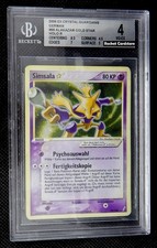 Pokemon Simsala Gold Star Alakazam DE 99/100 Crystal Guardians PSA BGS 4 VG-EX
