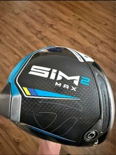 TaylorMade SIM2 Max Mens Driver 9.0 RH Ventus Blue 5S Stiff Flex w/HC