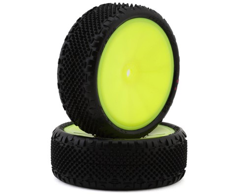 JConcepts Pin Swag LP Wide 2.2" Pre-Mounted 2WD Front Buggy Carpet Tires - Picture 1 of 8