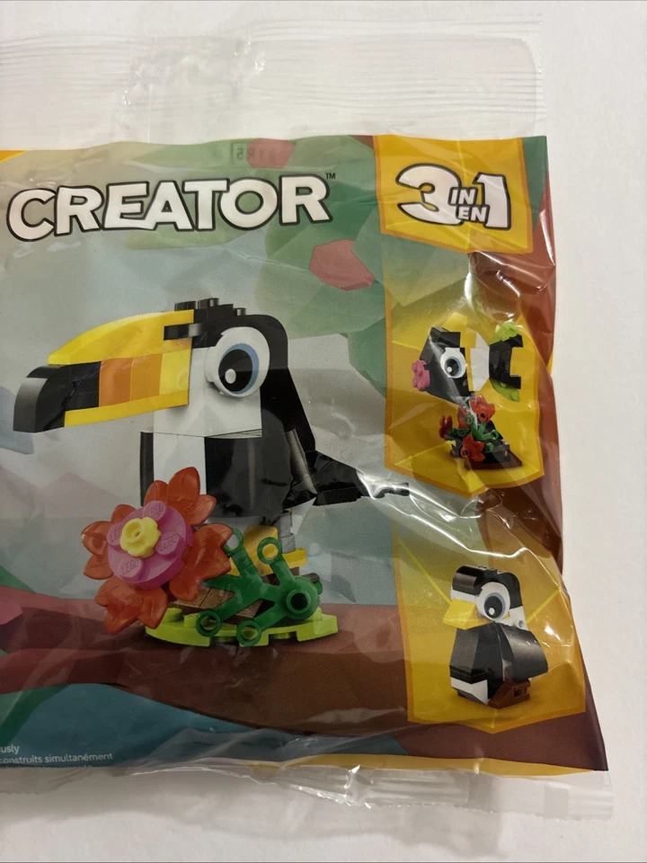 LEGO 30688 - Creator 3 in 1 TROPICAL TOUCAN Polybag GWP Set - BRAND NEW! - Image 4 of 4