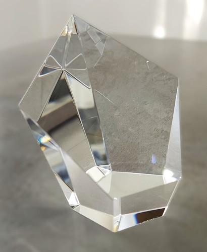 Uncommon Tiffany & Co. 3,75 en cristal incliné Pentastar Award non gravé excellent - Photo 4/17