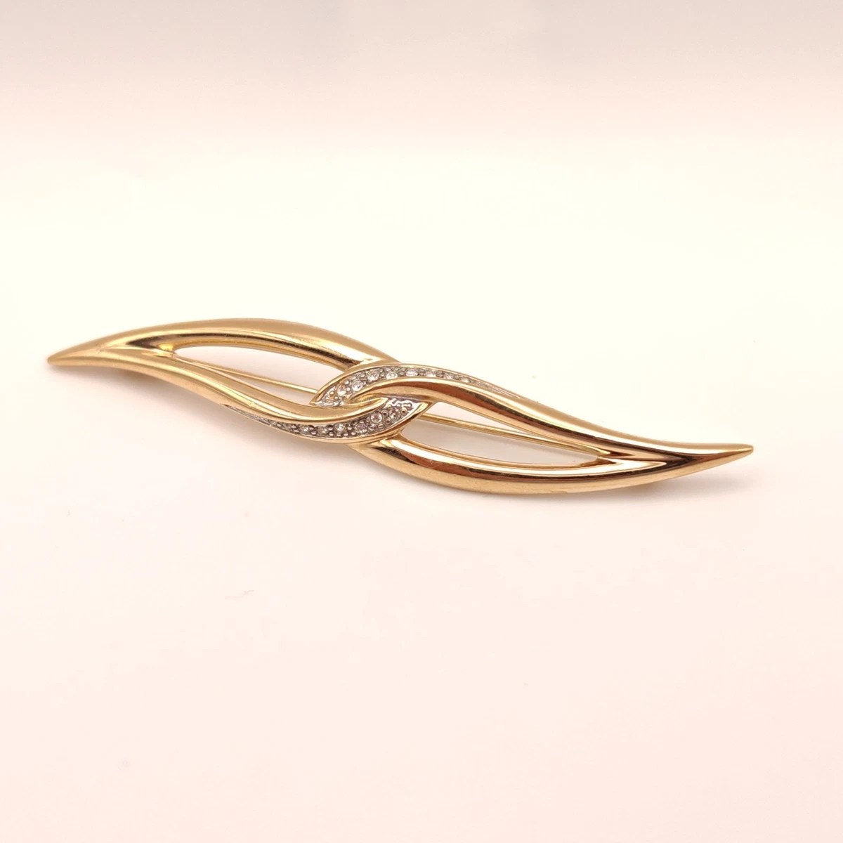 ⭐ Pierre Lang Brosche Anstecknadel Stecker Pin Anhänger Perle Stein Gold 050 ⭐