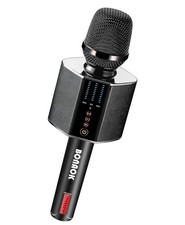 BONAOK Karaoke Microphone, Portable Wireless Bluetooth Karaoke Mic System G50