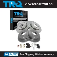 TRQ Brake Pad & Rotor Kit Ceramic Fits 2010-2011 Kia Soul