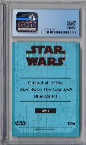 2017 Topps The Last Jedi Series 1 R2D2 Blueprint CGC 9.5 - Picture 2 of 2