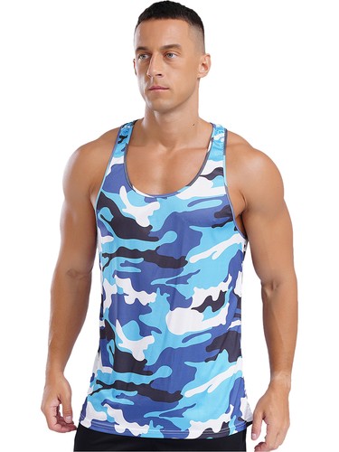 Herren Muskel Tank Tops Gym Tank Top Sport Y-Back Fitness Bodybuilding Shirt - Bild 27 von 78