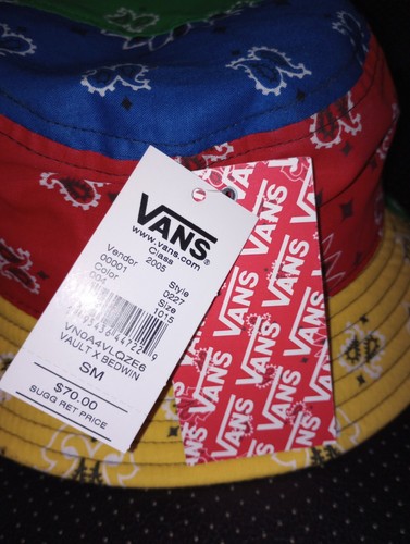 Vans Bedwin & The Heartbreakers Bandana mehrfarbiger Fischerhut Herren Größe Small - Bild 3 von 6