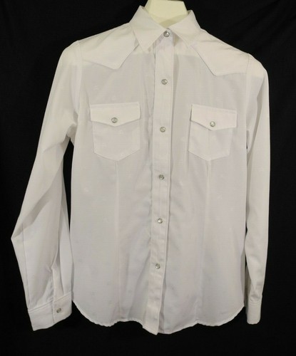 Camisa Roper Western Bordada Herraduras Floral Perla Broches Mujer Mediana - Imagen 5 de 11