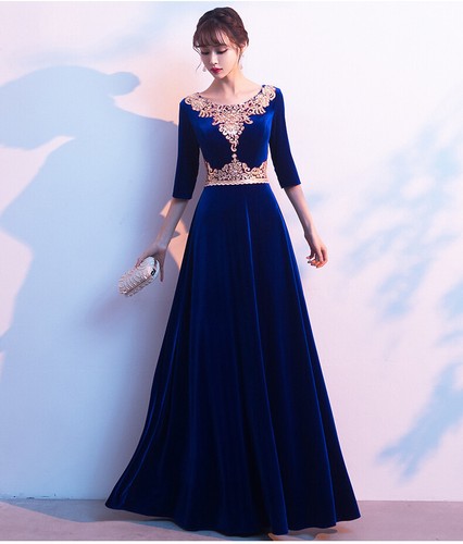 NEW Evening Formal Party Ball Gown Prom Bridesmaid Show Chorus Host Dress MSF085 - Picture 4 of 15