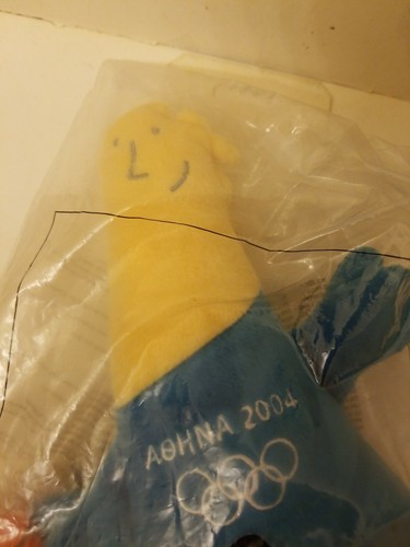 NOS - OLYMPICS ATHENS 2004 PHEVOS 12'' SOFT PLUSH DOLL TOY BY McDONALD'S - Picture 2 of 6