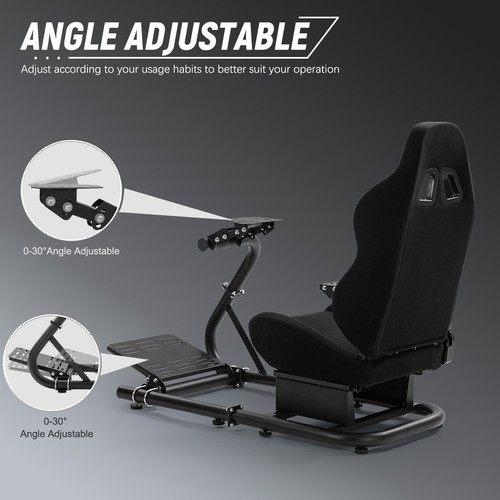 Hottoby Rennsimulator Cockpit Radständer Mit Sitz Passform Logitech G29 G923 - Bild 23 von 28