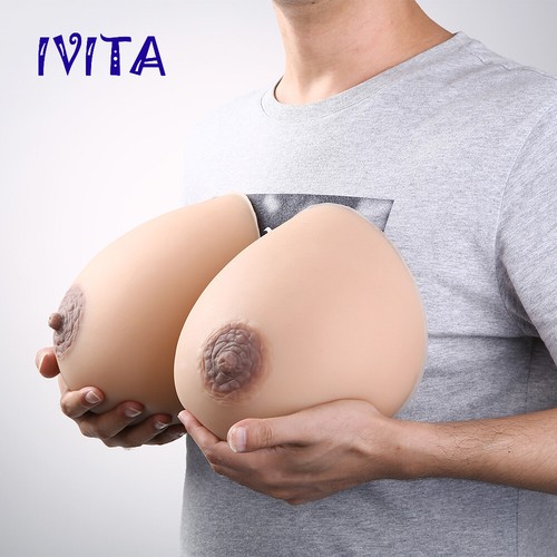 IVITA 12XL Big Boobs Silikonbrüste J Cup Falsche Brüste Drag Queen Brust - Bild 7 von 12