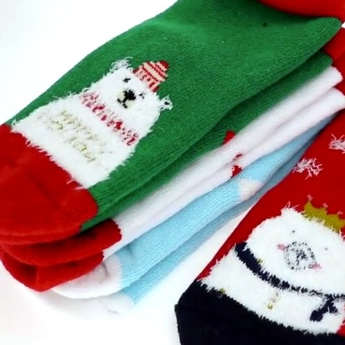 Weihnachten Neuheit SOCKEN Babys Jungen Mädchen Weihnachtsgeschenk WEIHNACHTSSOCKE - Bild 11 von 23