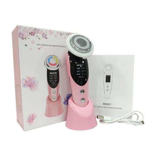 7 in 1 Face Lift Devices EMS RF Microcurrent Skin Rejuvenation Facial Massager - Picture 8 of 9