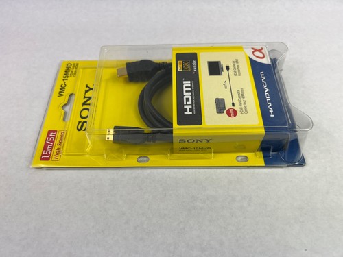 Sony VMC15MHD 5ft Mini HDMI to HDMI Coverter Cable (pp) New In Package - Picture 5 of 6