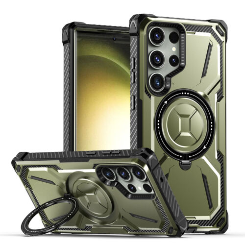 Magnetic Ring Stand Shockproof Case Cover For Samsung Galaxy S25 Ultra/S24+/S23 - Picture 7 of 11