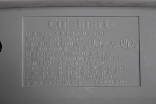 Cuisinart Pro Classic DLC-10S Küchenmaschine Ersatzscheibe Klingen & Stiel - Bild 17 von 18