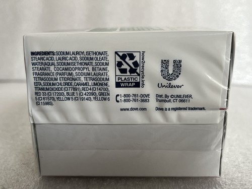 Limited Edition DOVE Holiday Treats Beauty Bar Soap Peppermint Bark NEW - Picture 4 of 4