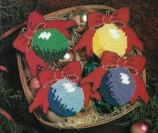 ORNAMENT COASTERS CHRISTMAS PLASTIC CANVAS PATTERN INSTRUCTIONS