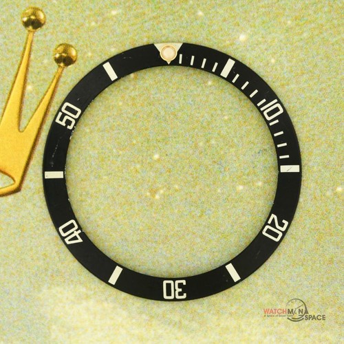 Original Rolex Submariner 16613,16618,16803,16808 Black & Gold Bezel Insert #F34 - Picture 2 of 6
