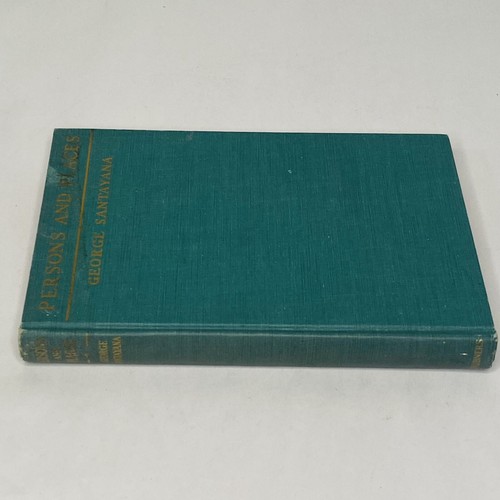 George Santayana PERSONS AND PLACES The Background of My Life 1st Edition 1944 - Picture 3 of 17