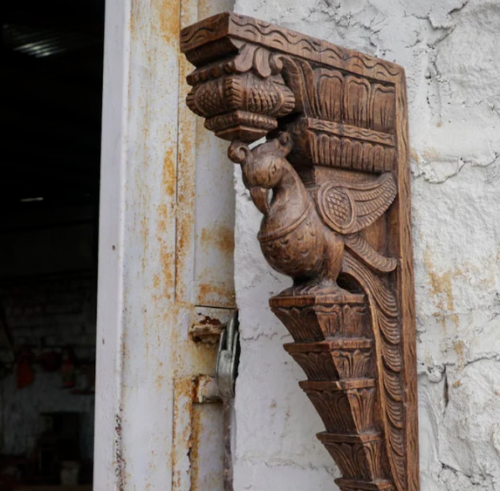 2 pcs Wall Handmade Peacock Traditional Vintage Polish Designed Authentic South - Picture 2 of 8