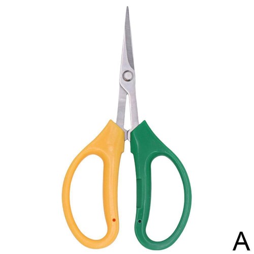 Garden Bud Trimming Leaf Snips Scissors Straight Razor HYDROPONICS Sharp K5A7 - Picture 2 of 20