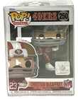 Funko Pop! NFL Football San Francisco 49ERS Christian McCaffrey #250 w/Protector