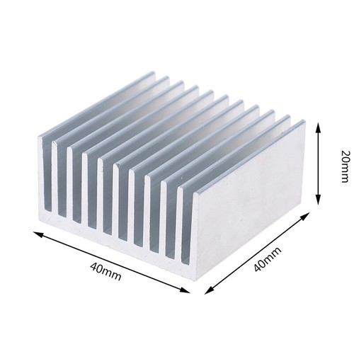 Extruded Aluminum Heatsink For High Power LED IC Chip Cooler Radiator Heat D_ME - Picture 16 of 16